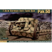 Ace Model 72246 1/72 Pak.50 7.5 cm German Anti-Tank Gun Plastic Model Kit