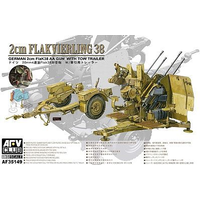 AFV Club AF35149 1/35 4X2cm Flakvierling 38 with trailer
