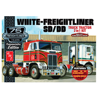 AMT 1046 1/25 White Freightliner 2-in-1 SC/DD Cabover Tractor (75th Anniversary)