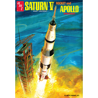 AMT 1174 1/200 Saturn V Rocket Plastic Model Kit