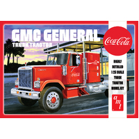AMT 1179 1/25 1976 GMC General Semi Tractor (Coca-Cola) Plastic Model Kit