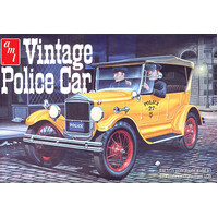 AMT 1182 1/25 1927 Ford T Vintage Police Car Plastic Model Kit