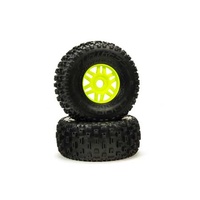 Arrma dBoots Fortress Tyre, Green, 2 Pieces, Mojave