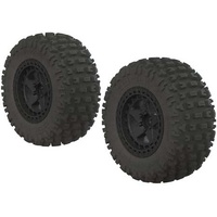 Arrma dBoots Fortress SC Tyre Set, Glued, Black, 2 Pieces, AR550042
