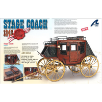 Artesania 20340 1/10 Stage Coach 1848 Wooden Model