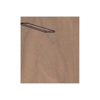 Artesania 92066 Walnut 0.6 x 6 x 1000mm (20) Wood Strip