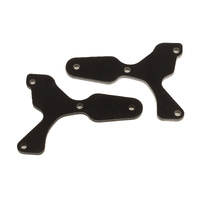 Team Associated RC8B4 FT front lower suspension arm inserts, G10, 2.0 mm 81531