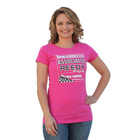 Womens Pink Retro Shirt smanll