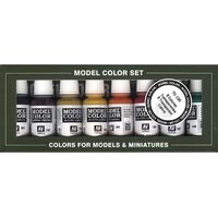 Vallejo 70136 Model Colour Transparent Colors 8 Colour Acrylic Paint Set