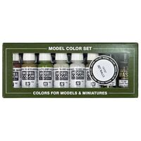 Vallejo 70137 Model Colour Building Set 8 Colour Acrylic Paint Set