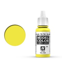 Vallejo 70730 Model Colour #206 Fluorescent Yellow 17 ml Acrylic Paint