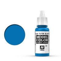 Vallejo 70736 Model Colour #209 Fluorescent Blue 17 ml Acrylic Paint