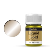 Vallejo 70791 Model Colour Metallic Gold (Alcohol Base) 35 ml Acrylic Paint
