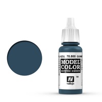 Vallejo 70800 Model Colour #180 Metallic Metal Blue 17 ml Acrylic Paint