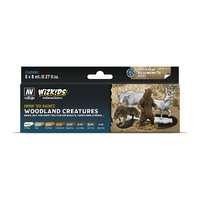 Vallejo 80254 Wizkids Premium set: Woodland creatures Acrylic Paint Set (8 Colour Set)