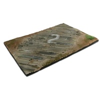 Vallejo Scenics 31x21 Wooden airfield surface Diorama Base