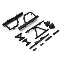 Axial Cage Supports, Battery Tray, Black, RBX10