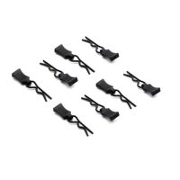 Axial 6mm Body Clip with Tabs, 8pcs