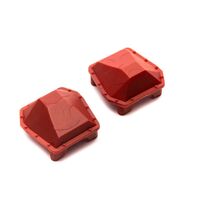 Axial AR90 Diff Cover Axle Housing Red, 2pcs, SCX6
