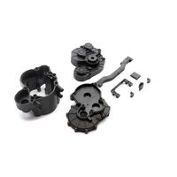 Axial 2-Speed Transmission Case and Brace Set, SCX6