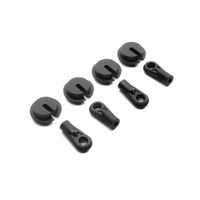 Axial Shock End and Spring Cup, 4pcs, SCX6