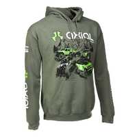 Axial Green Hoodie, Small