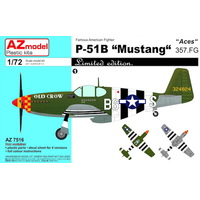 AZ Models AZ7516 1/72 P-51B Mustang 357.FG Aces Plastic Model Kit