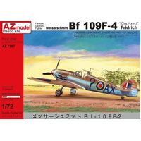 AZ Models AZ7587 1/72 Messerschmitt Bf 109F-4 "Captured" Plastic Model Kit