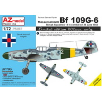 AZ Models AZ7625 1/72 Bf 109G-6 Slovak – LIMITED EDITON Plastic Model Kit