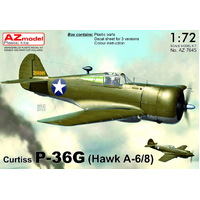 AZ Models AZ7645 1/72 Curtiss P-36G (Hawk A-6/8) Plastic Model Kit