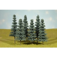 Bachmann 5 6 Blue Spruce Trees (6)