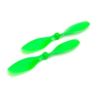 Blade Prop, Clockwise Rotation, Green (2): Nano QX