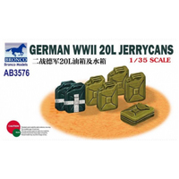 Bronco AB3576 1/35 GERMAN WWII 20L JERRYCANS Plastic Model Kit