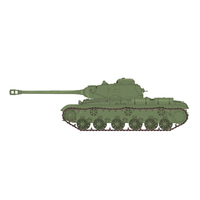 Bronco CB35122 1/35 WWII Russian Heavy Tank KV-122 Plastic Model Kit