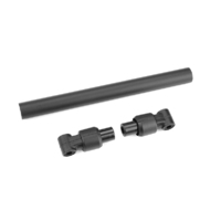 Team Corally - Chassis Tube - Front - 110mm -Aluminum - Black - 1 Set