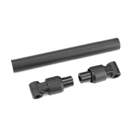 Team Corally - Chassis Tube - Front - 106mm - Aluminum - Black - 1 Set