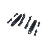 Carisma Battery Hold DOWN Parts / Rear Wing Mount Set, Final Clearance