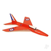 DPR Models Gnat, 230mm span free flight balsa glider kit of the Red Arrows jet