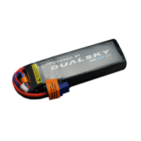 Dualsky 1300mah 2S 7.4v 50C HED LiPo Battery with XT60 Connector