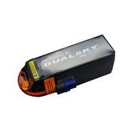 Dualsky 2200mah 6S 22.2v 50C HED Lipo Battery with XT60 Connector