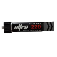 Dualsky 220mah 1S 3.7v 50C LiPo Battery with UMX Connector