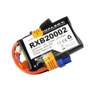 Dualsky 2000mah 2S 7.4v 25C LiPo Receiver Battery with Servo and XT60 Connector