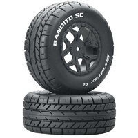 Duratrax Bandito SC Tire C2 Mounted SCTE 4x4, 2pcs