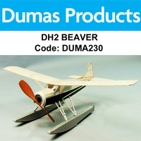 DUMAS 230 DH-2 BEAVER WALNUT SCALE 18 INCH WINGSPAN RUBBER POWERED
