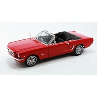 Welly 1:18 1964-1/2 Mustang Conv. Red
