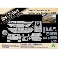 Daswerk A014 1/35 Zimmerit Set für Panther early (DB pattern) Plastic Model Kit