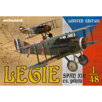 Eduard 11123 1/48 Legie - SPAD XIII cs. pilotu Plastic Model Kit