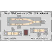 Eduard 23034 1/24 F6F-5 seatbelts STEEL Photo-etch set (Airfix)