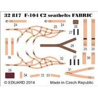 Eduard 32817 1/32 F-104 C2 Starfighter seat-belts Super Fabric (Italeri)