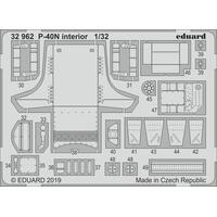 Eduard 32962 1/32 P-40N interior Photo etched parts